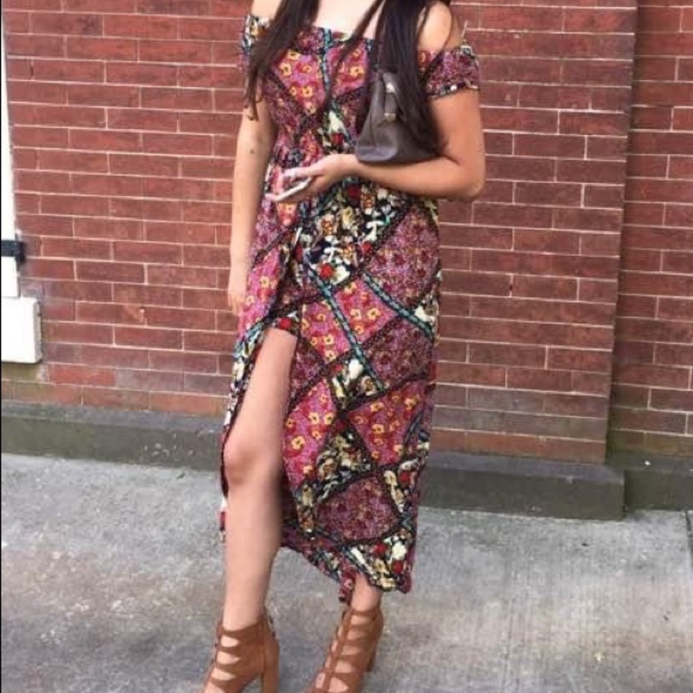 High low maxi dress